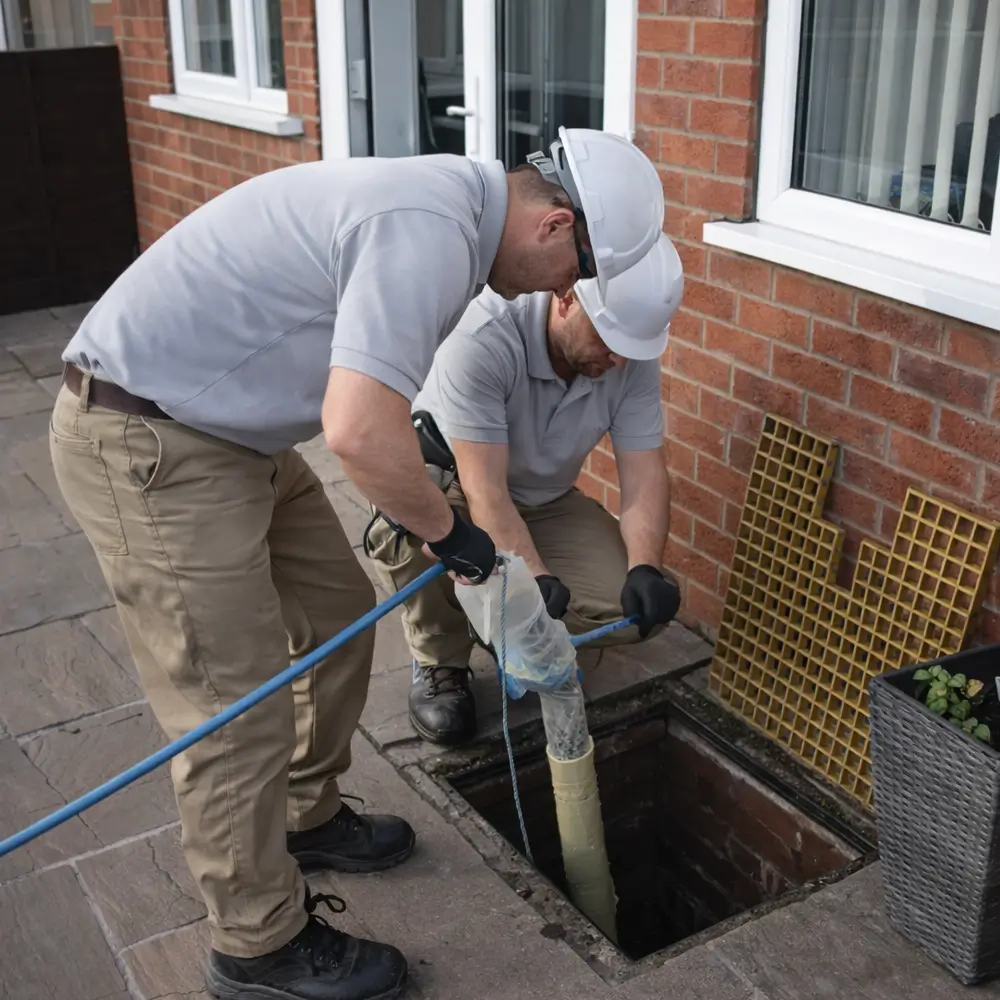 Blocked drain repair service in Witney